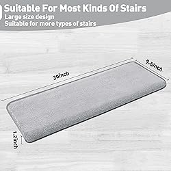 PURE ERA Carpet Stair Treads Ultra Plush 9.5" X