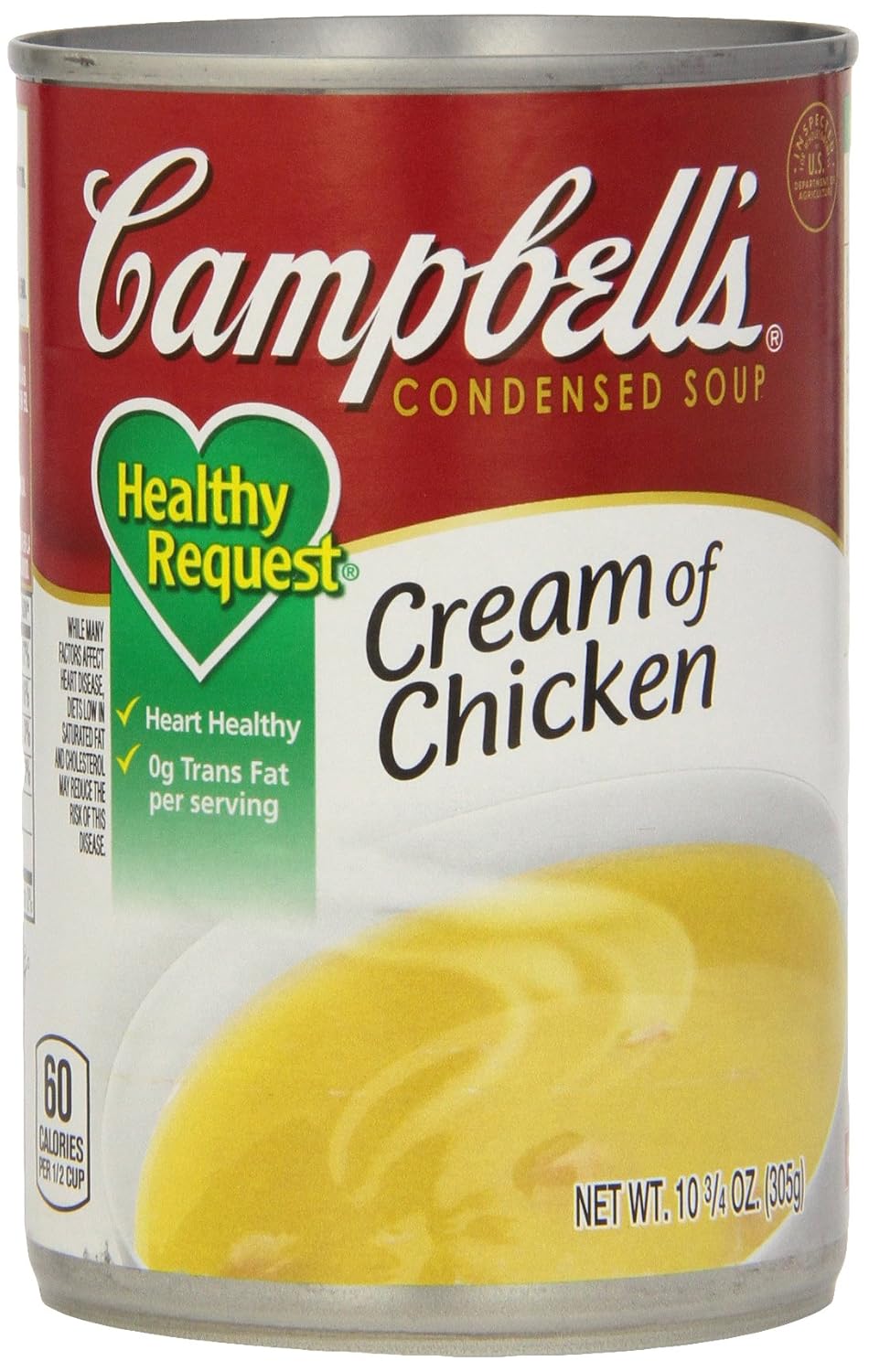 Campbell's healthy request Cream of chicken condensed soup (051000059772)