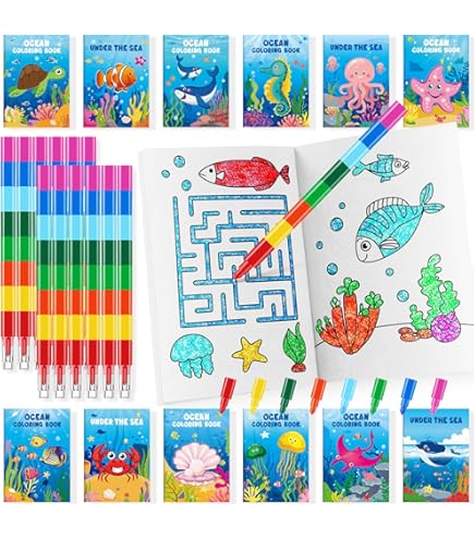Under The Sea Coloring Book - 35 Simple And Bold Designs For Kids. Perforated Pages For Easy Removal