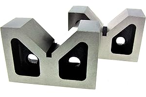 HFS (R) Cast Iron V Block Set (4 X 2-1/4 X 2-5/8 Inch)