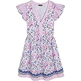 Vineyard Vines Womens Nora Pintuck Flutter Sleeve Dress