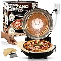 PIEZANO Crispy Crust Pizza Oven by Granitestone – Electric Pizza Oven Indoor, 12 Inch Indoor Pizza Oven Countertop, Pizza Mak