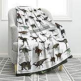 Jekeno Dinosaurs Gifts for Boys Kids Teens, Dino Blanket Christmas Birthday Valentine's Toys Gifts for Kids Age 2 3 4 5 6 7 8 9 10 Year Old