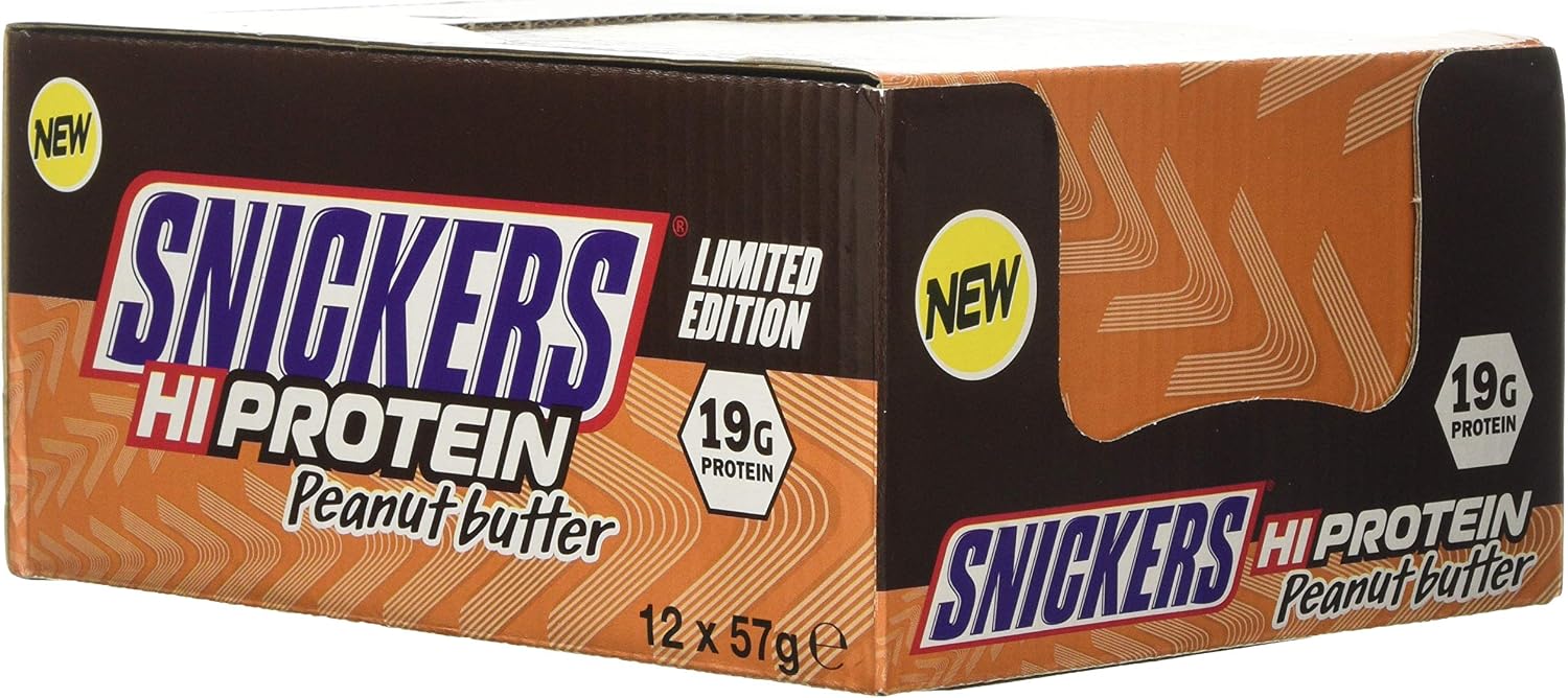 Mars MR59 Snickers Hi-Protein Bar 12 Bars Peanut Butter Limited Edition, 57 g - Image 3