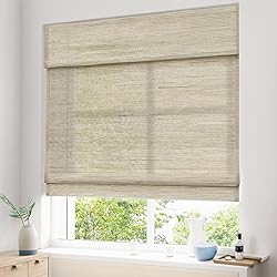 Pasoun Cordless Roman Shades for Windows, Window
