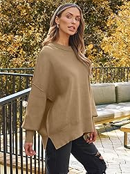 LILLUSORY Women's Oversized Batwing Sweaters 2025