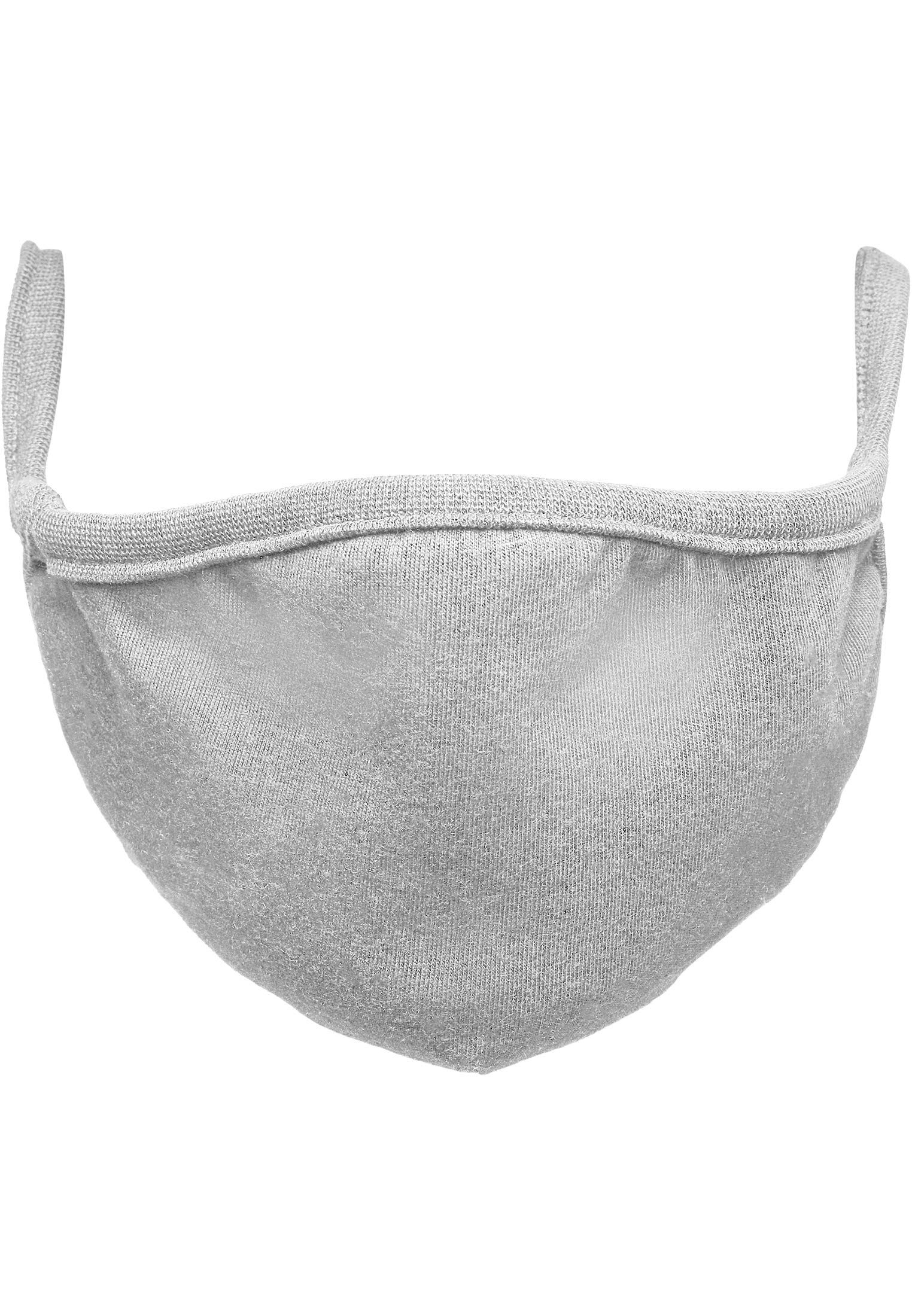 Build Your Brand Unisex-Adult Cotton Face Mask 2-Pack Alltagsmaske, Heather Grey, one size — image 1
