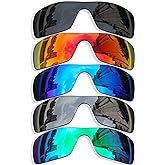 Betterun 5 Pieces Polarized Replacement Lenses for Oakley Batwolf OO9101 Sunglasses, Anti-Scratch and Impact Resistant