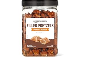 Amazon Grocery, Peanut Butter Filled Pretzels, 24 Oz (Previously Amazon Fresh, Packaging May Vary)