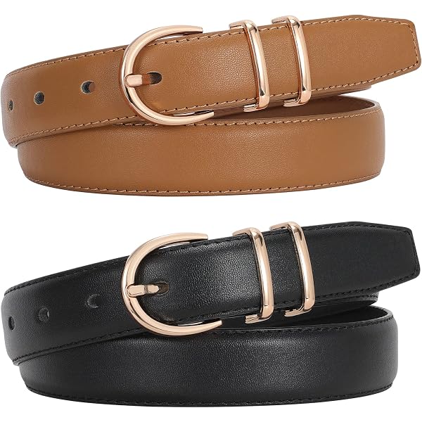 1329 Cotim Coyin 2 Pack Women\'s Fashion Leather Belt, 8-shaped Soft Faux Amazon.com: CT COTIM COYIN Women 8-Shaped Elastic Belts  main image 2