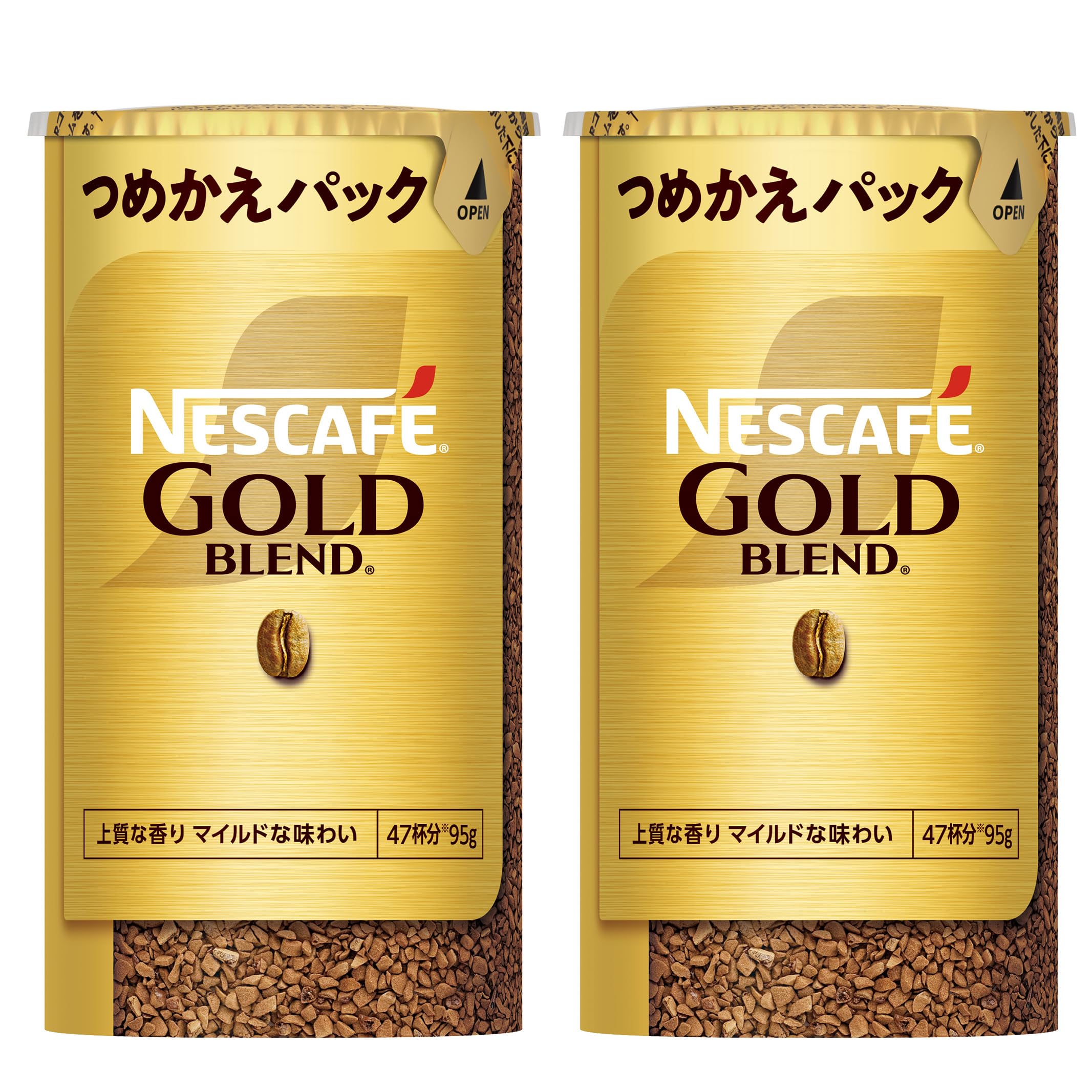 Nestle ネスカフェ ゴールドブレンド エコ＆システムパック つめかえパック 95g 2本 ネスレの商品画像