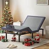 ONBRILL Twin Adjustable Bed Frame with Wireless Remote, Electric Bed Base w/3 Massage Modes, Zero Gravity Bed, Head and Foot Incline, 3 Mins Fast Assembly, 2 USB Ports, Memory Pre-Sets, Anti-Snore