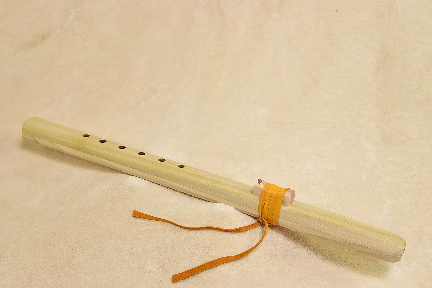 Windpony Unfinished Poplar Flute in the Key of G Musical