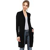 Cielo Women's Long Sleeve Sweater Duster Cardigan
