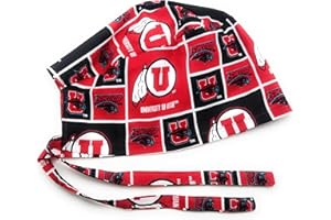 ONEBASISPOINT Scrub Hat Sports Teams University Fun Cotton Fabric Cap Do-Rag Skull Multi Colors