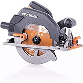 Evolution Power Tools R185CCS 7-1/4" TCT Multi-Material Cutting Circular Saw, Cuts Wood, Metal, Plastic and More, 7-1/4 Inch,