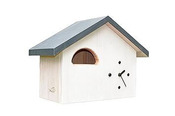 Vogelzeit Gartenuhr Nistkasten Nku B120 Ws Fur Das Rotkehlchen