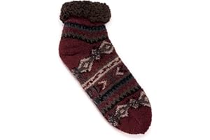 MUK LUKS Men's Refined Cozy Shortie Cabin Socks