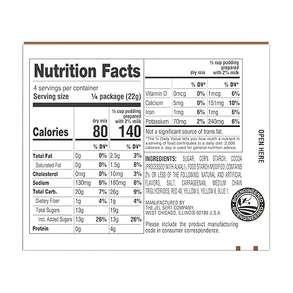 CHOCOLATE PUDDING & PIE FILLING MIX BY MY T FINE – EACH BOX: 4 AND 1/2 CUP SERVINGS (PACK – 2)