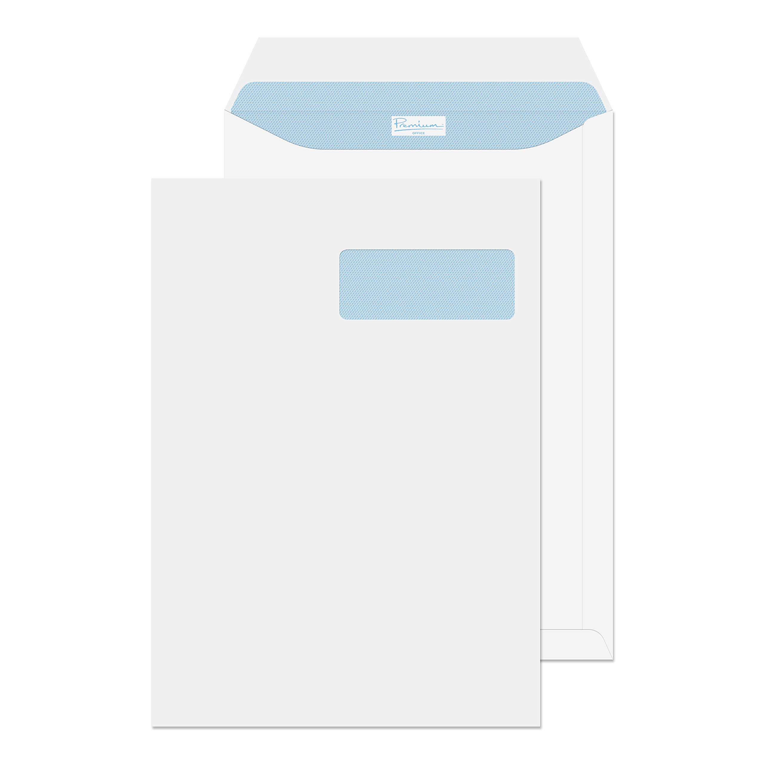 Blake Office C4 324 x 229 mm 120 GSM Swedish Window Pocket Envelopes (36176SE) Ultra White Wove - Pack of 250