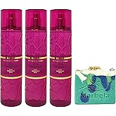 Bath & Body Works Pink Obsessed 3 Pack Fragrance Mist Bundle with an Aloe Vera Bar Soap - Full Size