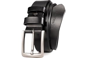 WOLFANT Full Grain Leather Belt,100% Italian Real Solid Leather