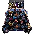 Franco Kids Bedding Super Soft Comforter and Sheet Set with Sham, 5 Piece Twin Size, Five Nights At Freddy's