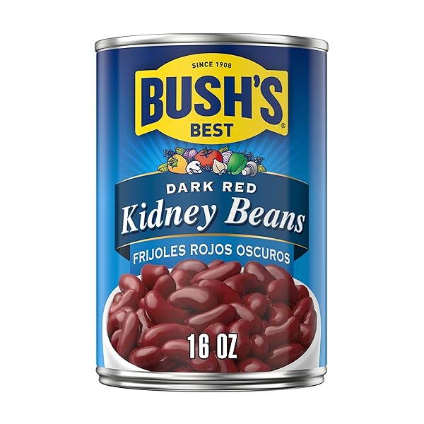 BUSH’S BEST DARK RED KIDNEY BEANS 16OZ