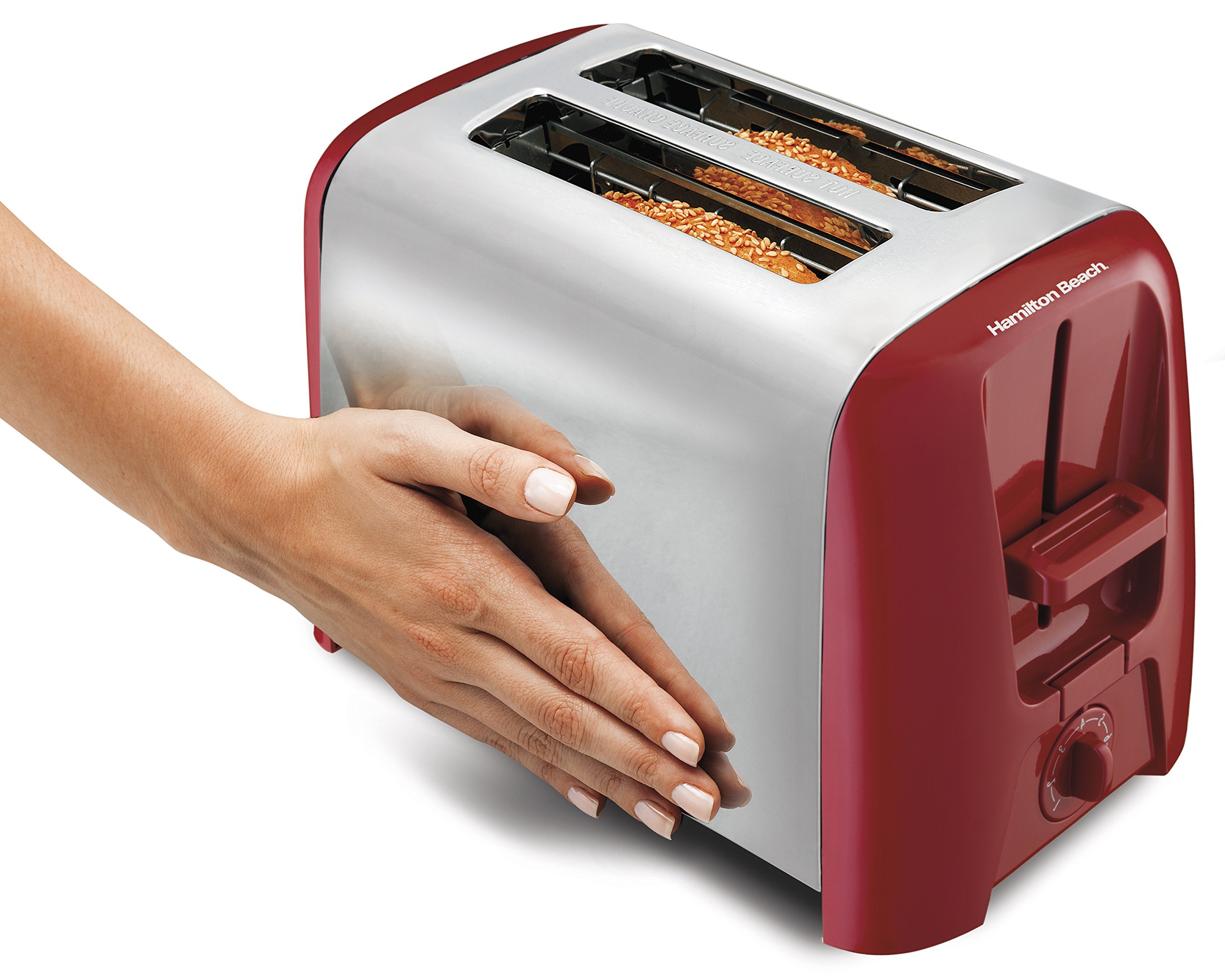 Hamilton Beach Cool Wall 2Slice Toaster Automatic Electric Toastmaster