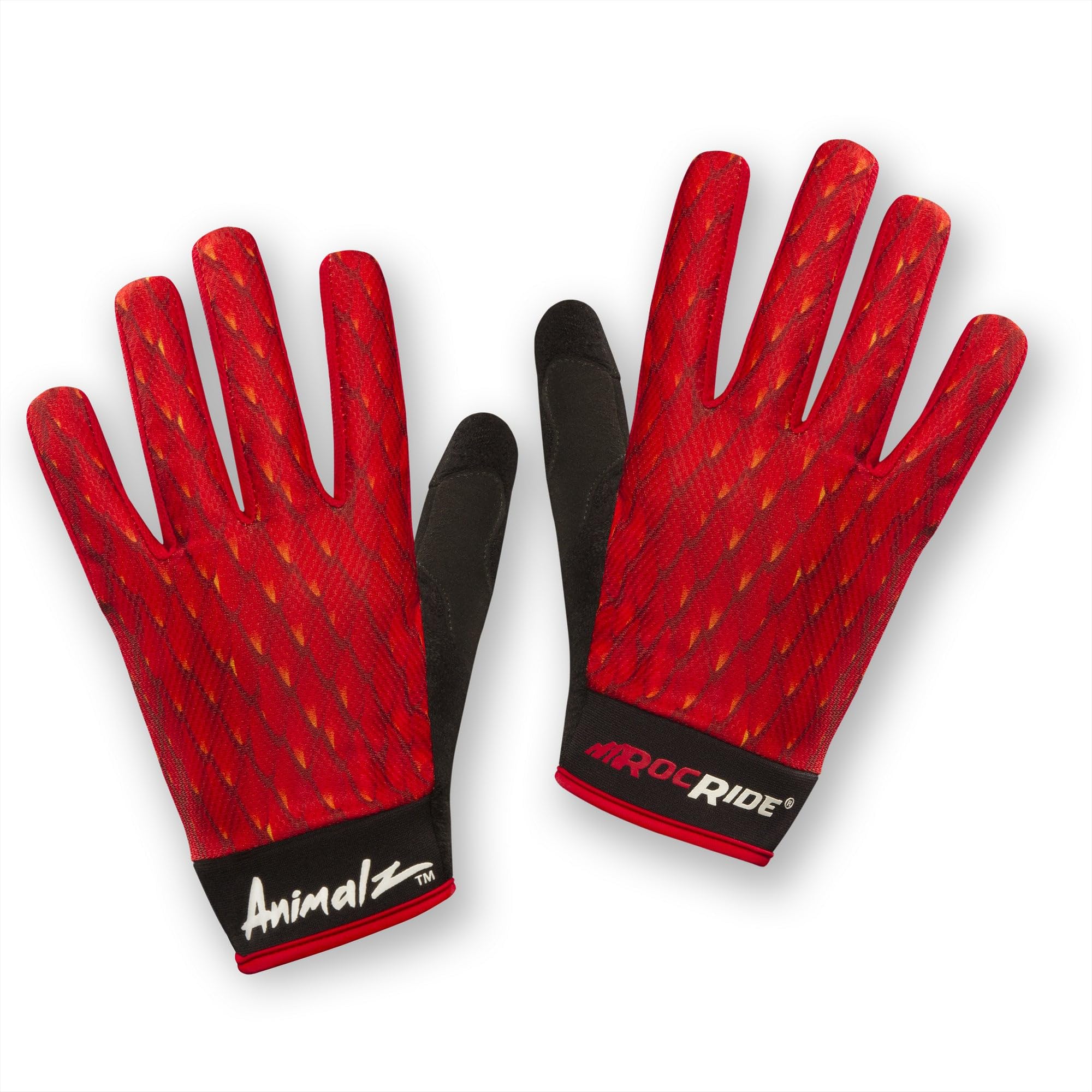 RocRide Skeleton Full Finger Cycling Gloves – Gel Padded For Road, Mountain, BMX (Multiple Colors)
