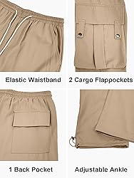 PLEPAN Mens Sweatpants Drawstring Elastic Waist