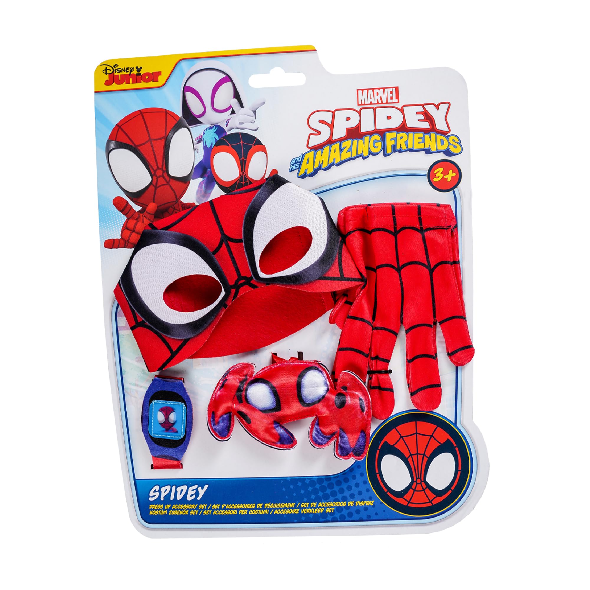 Rubies Official Marvel Spidey and His Amazing Friends Spidey Toddler Dress Up Accessory Set Halloween