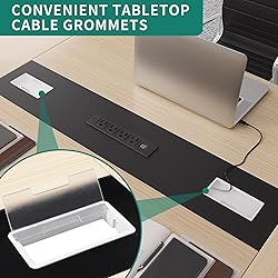 YITAHOME 6FT Conference Table with Power