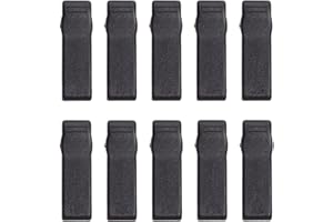 Caroo 10Pcs HLN8255 HLN8255B Belt Clip for Motorola CP200 CP200D CP200XLS CP180 CP150 PR400 DP1400 DEP450 CP040 CP140 CP340 CP360 CP380 GP3688 EP450 PMNN4251 NNTN4497 NNTN4970 NNTN4851 Radios