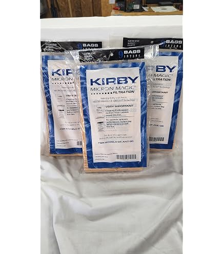 Kirby Vacuum Bags – 9-Pack Allergen Filtration Bags For Generation 1-6 & Ultimate G
