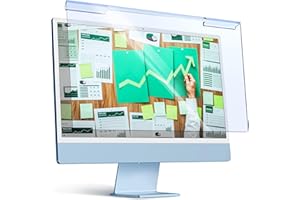 VINTEZ Blue Light Screen Compatible With iMac 24” (2021, 2022, 2023, M1, M3) Anti-Blue Light Screen Protector Filter | Eye Protection Blue Light Blocking Filter Reduces Eye Strain