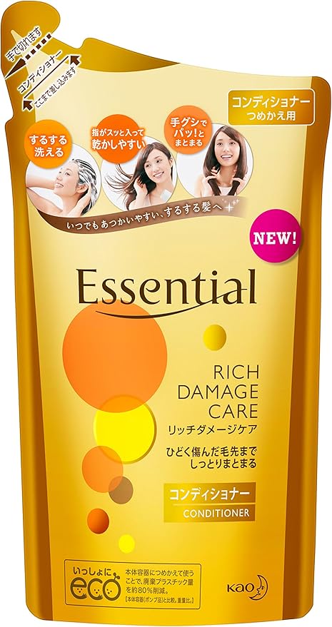 Amazon エッセンシャルリッチダメージケアコンディショナー つめかえ用 340ml エッセンシャル リンス コンディショナー 通販