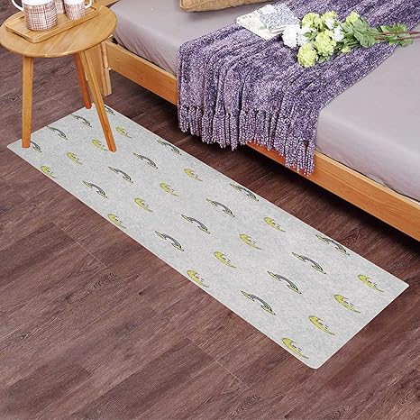 Amazon 星 月 レインボー 2 廊下敷き カーペット おしゃれ 落書き カラフル 形 ファンタジー キッチンマット 玄関マット ペット用マット 45cm 1cm アートフレーム ポスター オンライン通販