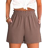 ANRABESS Shorts for Women Summer Casual Elastic High Waisted Dressy Lounge Shorts Comfy Bottoms 2026 Beach Vacation Clothes