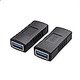 Cable Matters 2-Pack USB 3.0 Coupler USB Female to Female Adapter Gender Changer