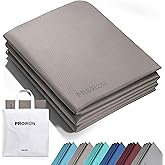 PROIRON Foldable Yoga Mat 0.24"/0.16" for Home Workout & Travel, Non Slip Travel Yoga Mats with Carry Bag, Packable Yoga Mat for Home Gym, Pilates, Fitness,Stretching