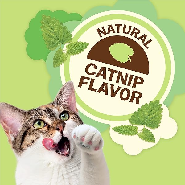 PURINA FRISKIES MADE IN USA FACILITIES, NATURAL CAT TREATS, PARTY MIX NATURAL YUMS CATNIP FLAVOR – 20 OZ. CANISTER