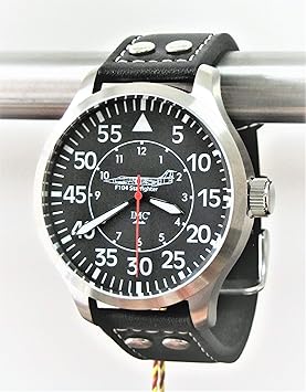 IMC Fliegeruhr Starfighter Aviator Silber Armbanduhr Herren Männer Uhr Kampfflugzeug - Sonderedition