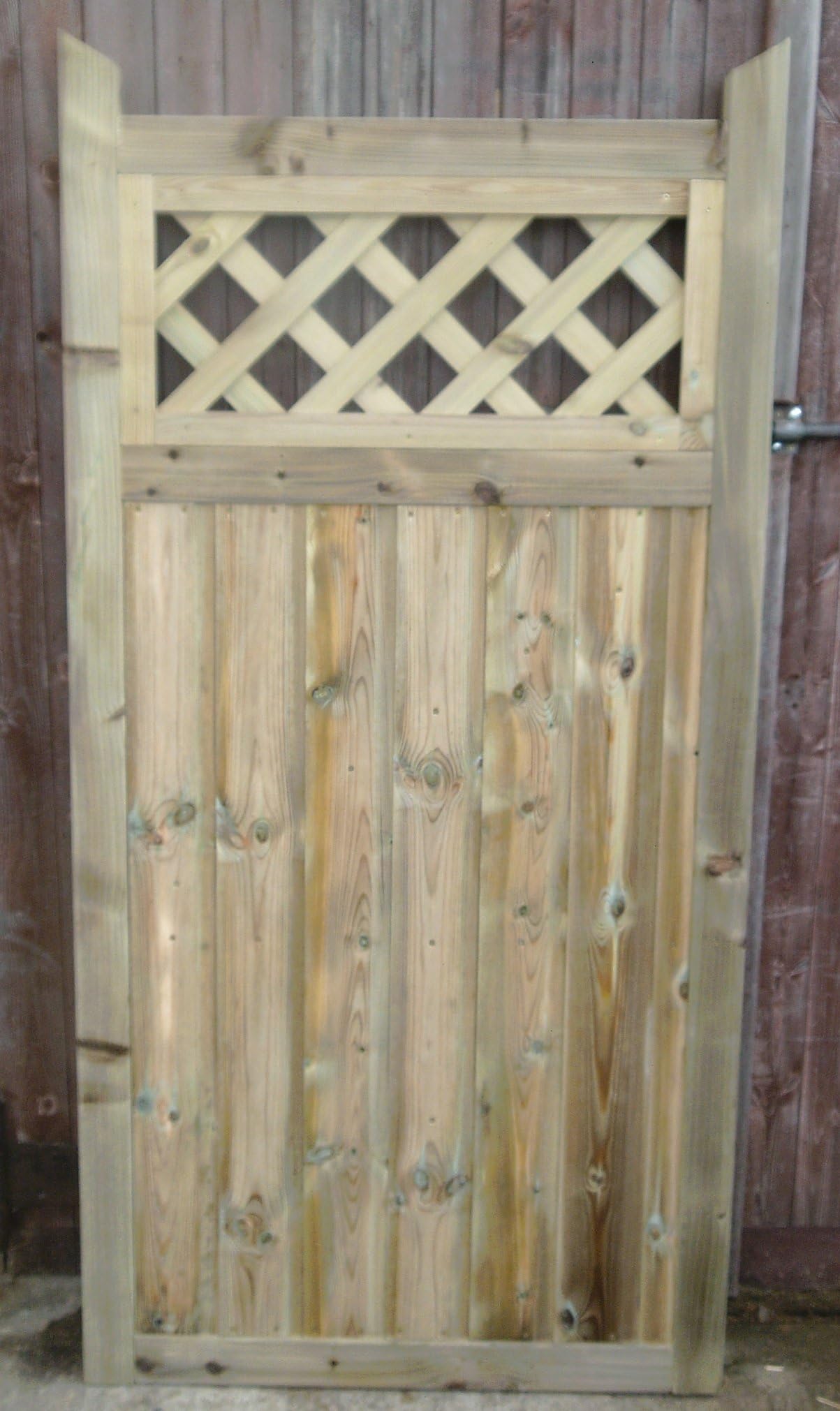 Smileswoodcraft wooden Garden Gate Hand Made Bespoke Garden Gates (91cm (W) x 180cm (H) x 5cm(D))