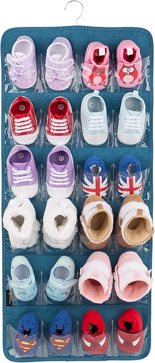 hanging baby shoe organizer