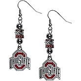 Siskiyou Sports NCAA unisex-adult Euro Bead Earrings