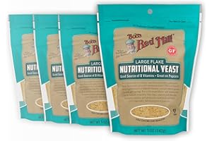Bob's Red Mill Nutritional Yeast, 5oz (Pack of 4) - Vegan, Paleo Friendly, Kosher