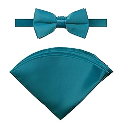Spring Notion Boys' Satin Bow Tie and Handkerchief