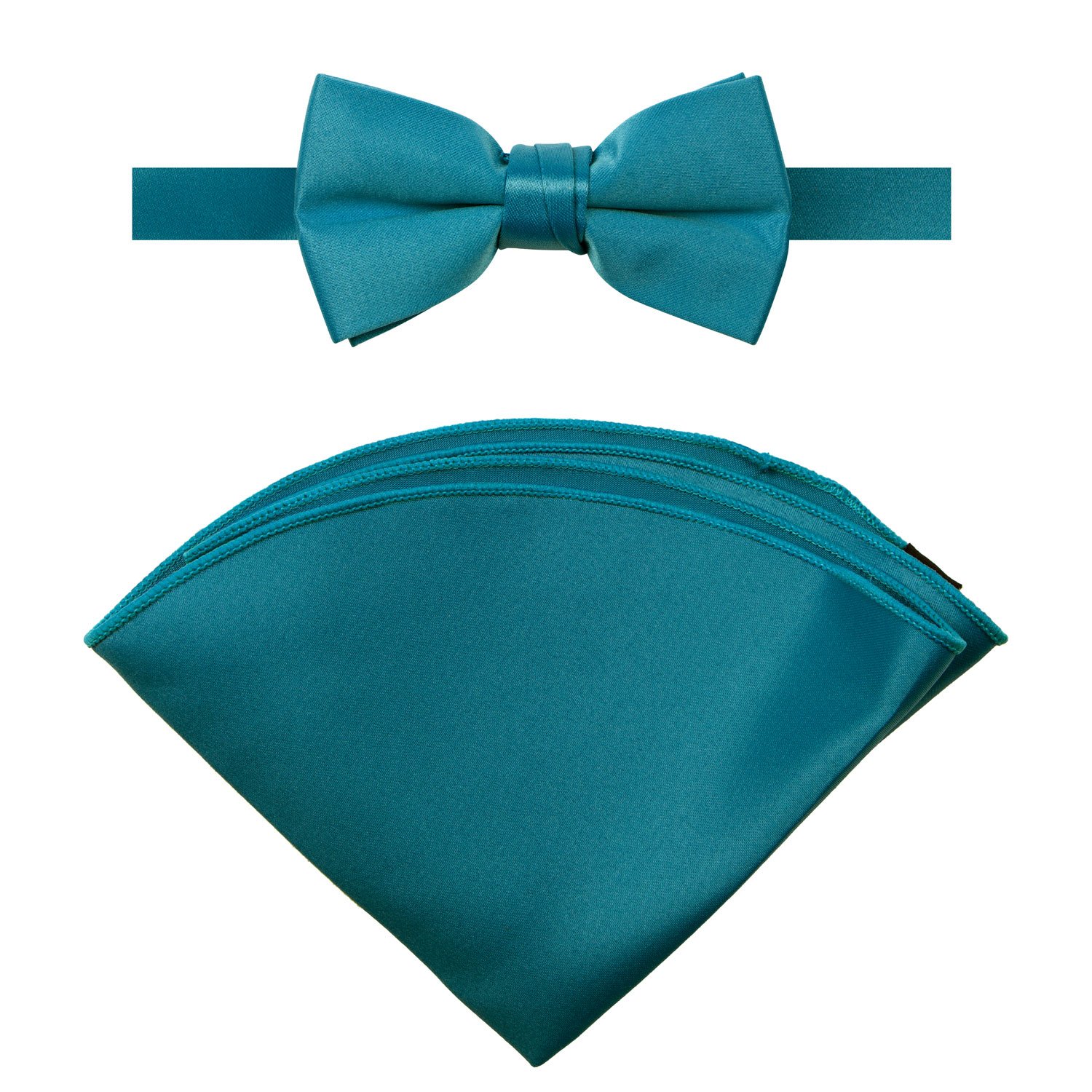 Spring Notion Boys' Satin Bow Tie and Handkerchief