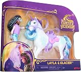 Unicorn Academy Layla & Glacier Set with 2 Riding Accessories Hair Tool view 8